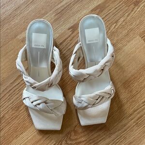 Dolce Vita Pheby Braided Silk Strappy Sandals